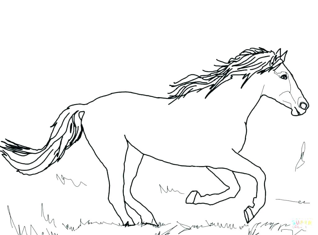 Christmas Horse Coloring Pages at GetDrawings | Free download