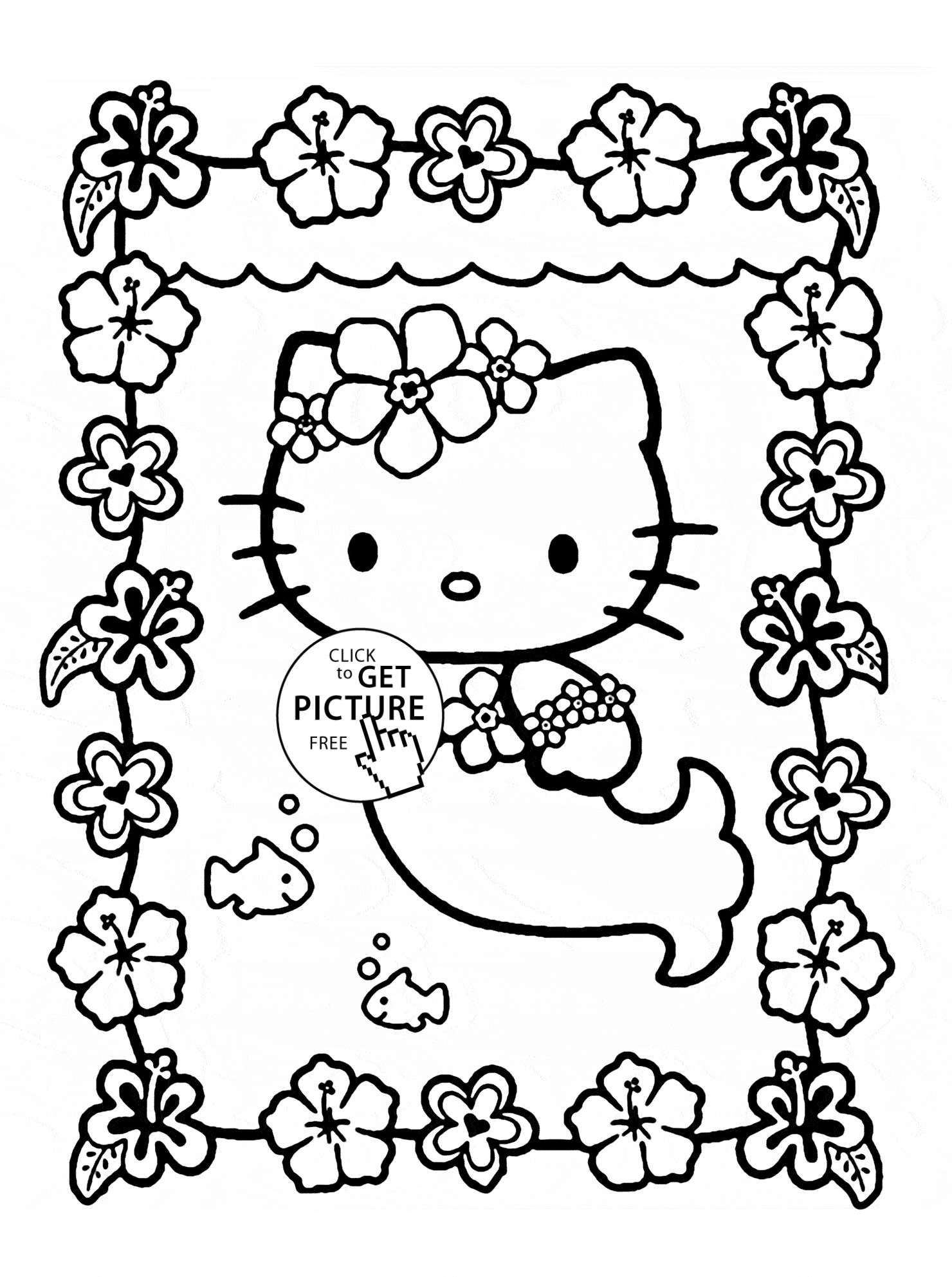 Christmas Mermaid Coloring Pages
 Christmas Mermaid Coloring Page Coloring Pages