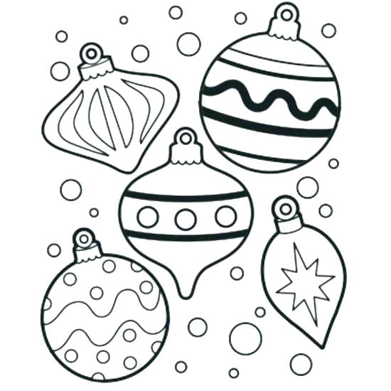 Christmas Ornaments Coloring Pages Printable at GetDrawings | Free download