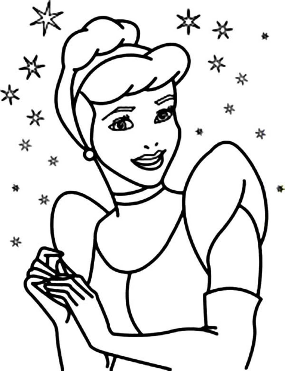 Featured image of post Cinderella Coloring Pages Face