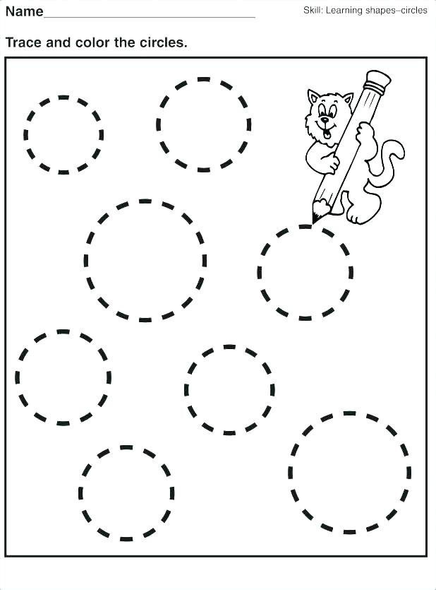 Circle Coloring Pages Preschool at GetDrawings | Free download