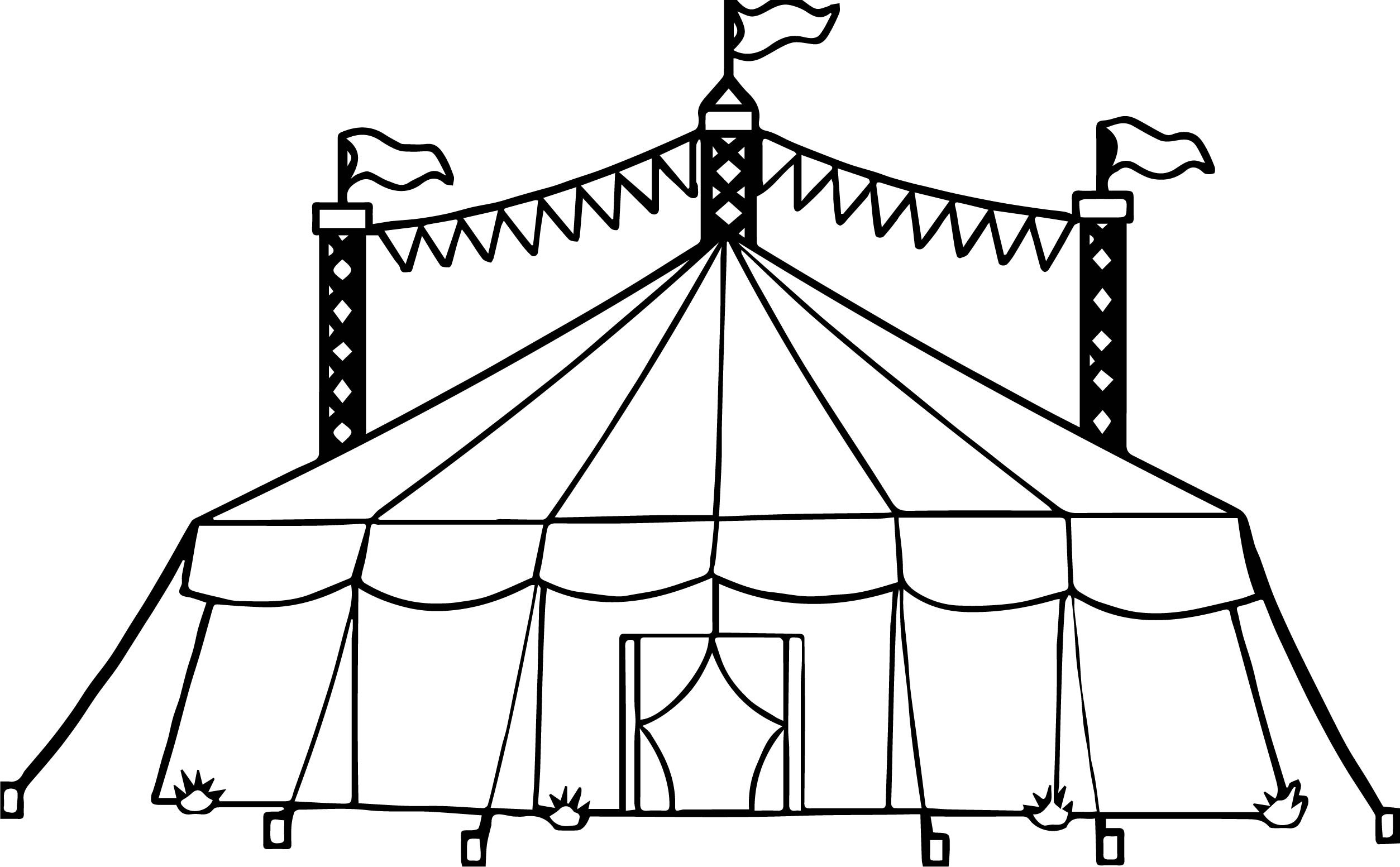Printable Circus Tent