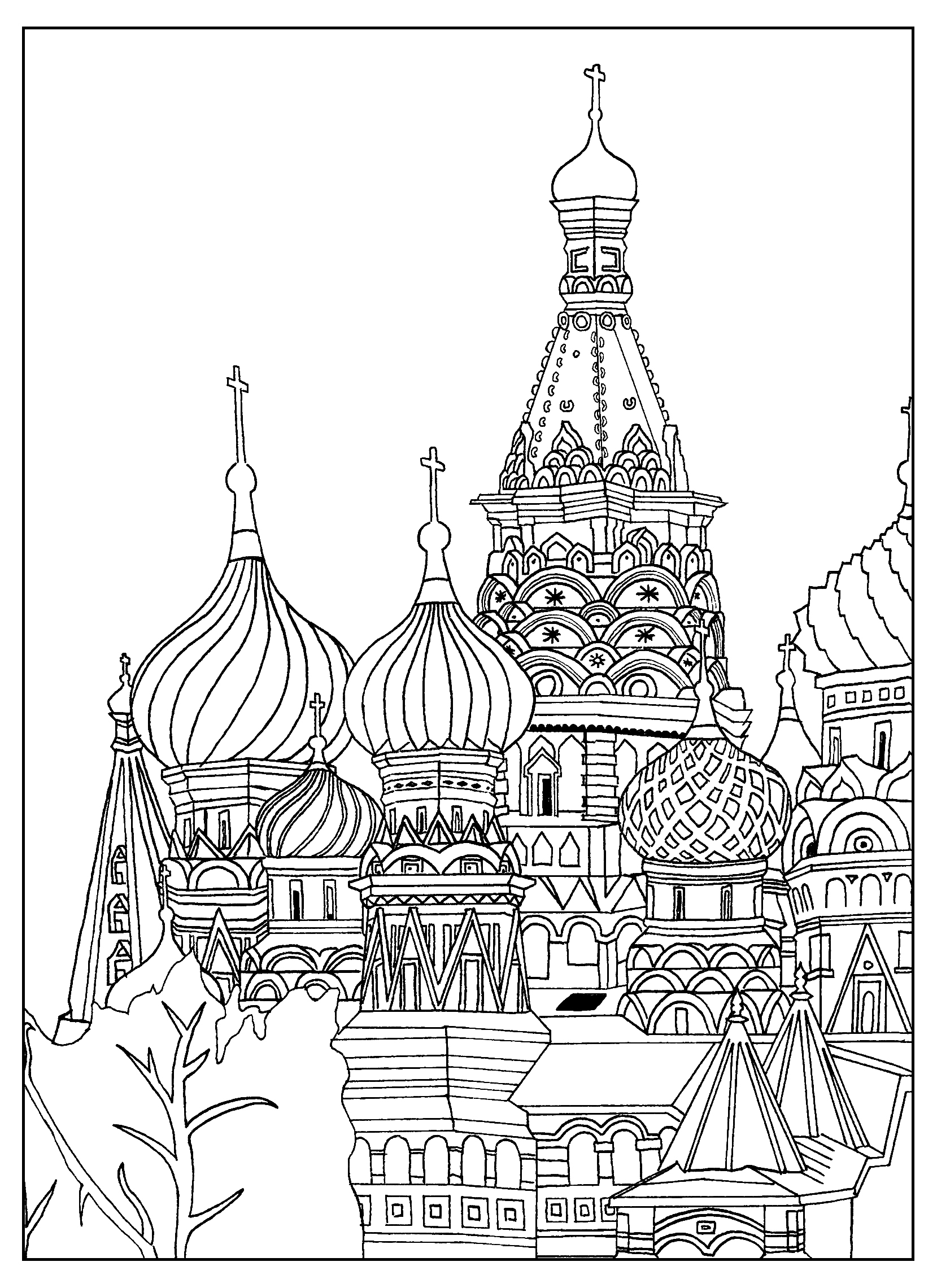 City Buildings Coloring Pages at GetDrawings | Free download