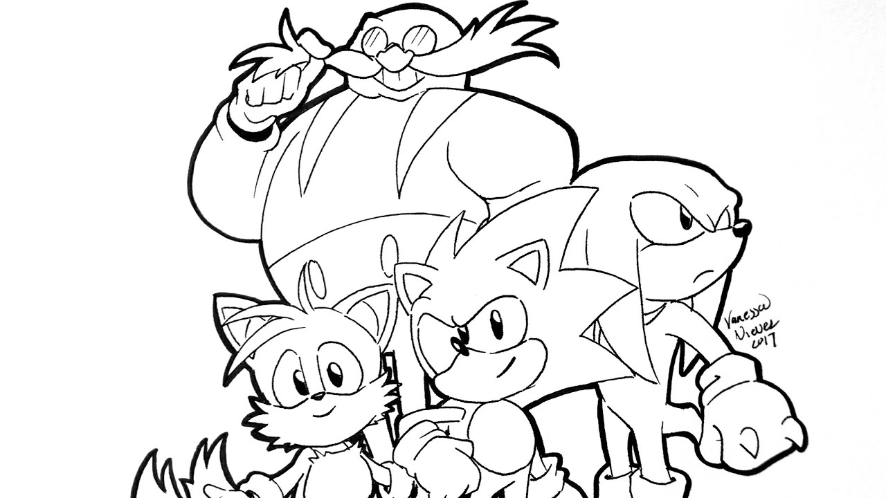 Classic Sonic Coloring Pages at GetDrawings Free download