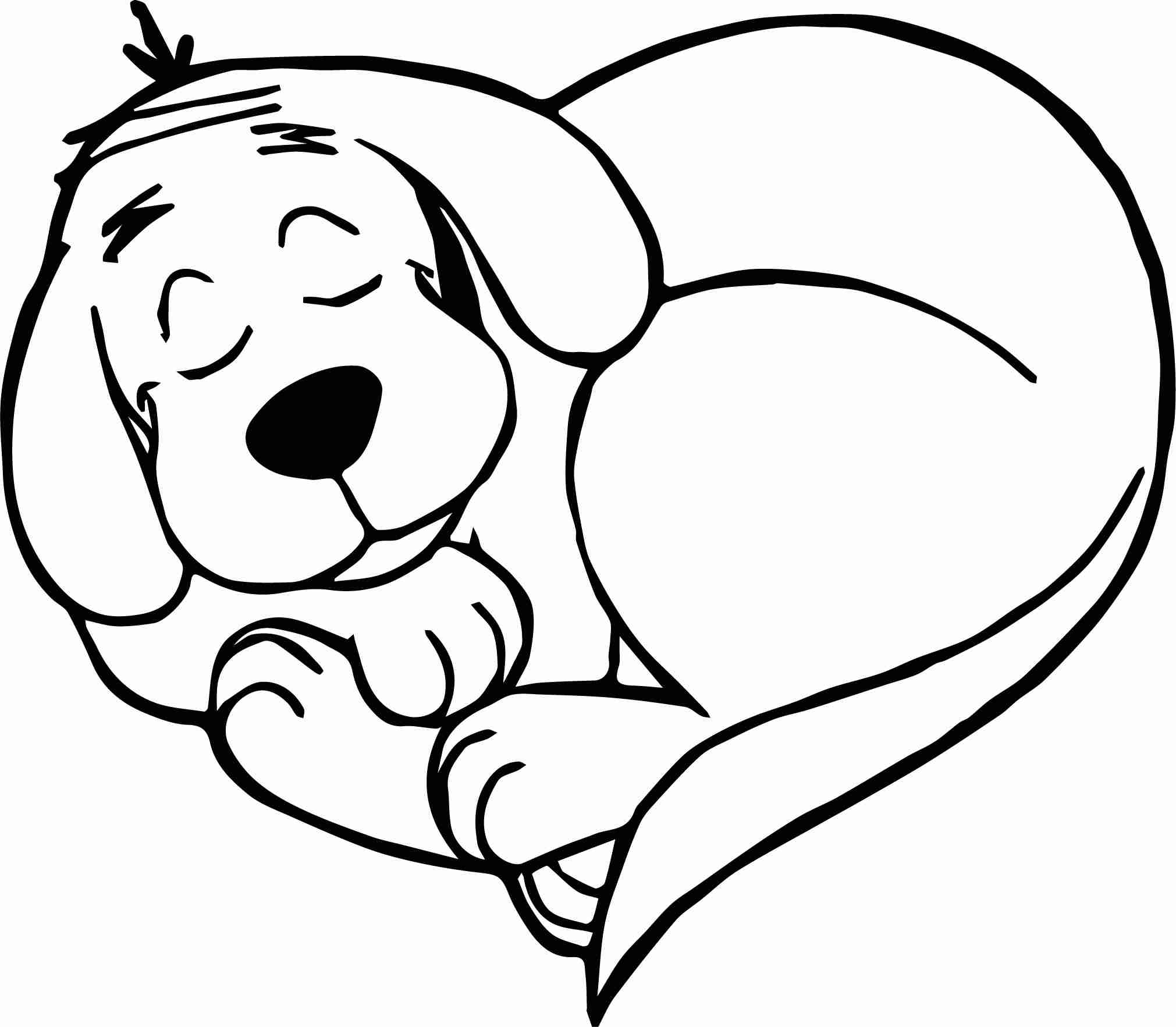 clifford coloring pages