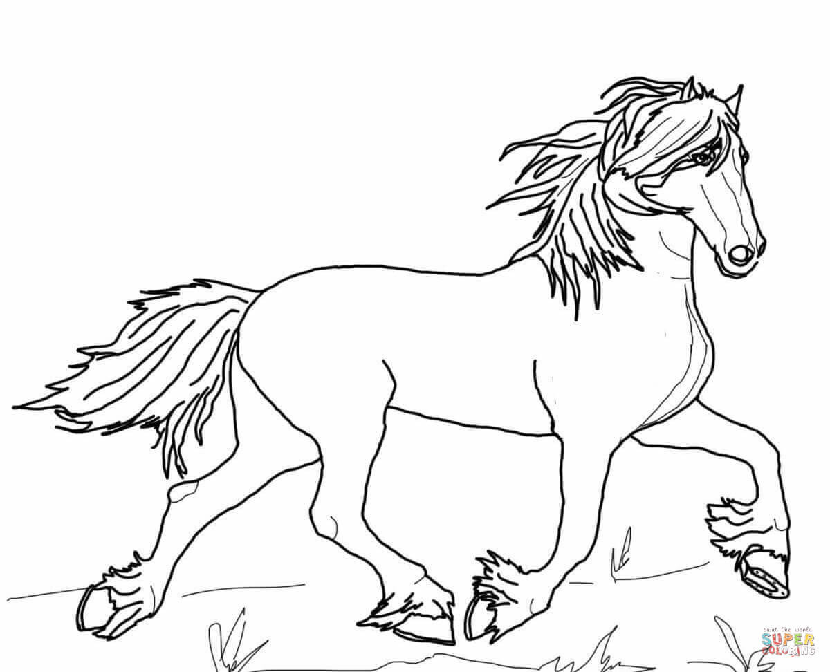 Clydesdale Horse Coloring Pages at GetDrawings | Free download
