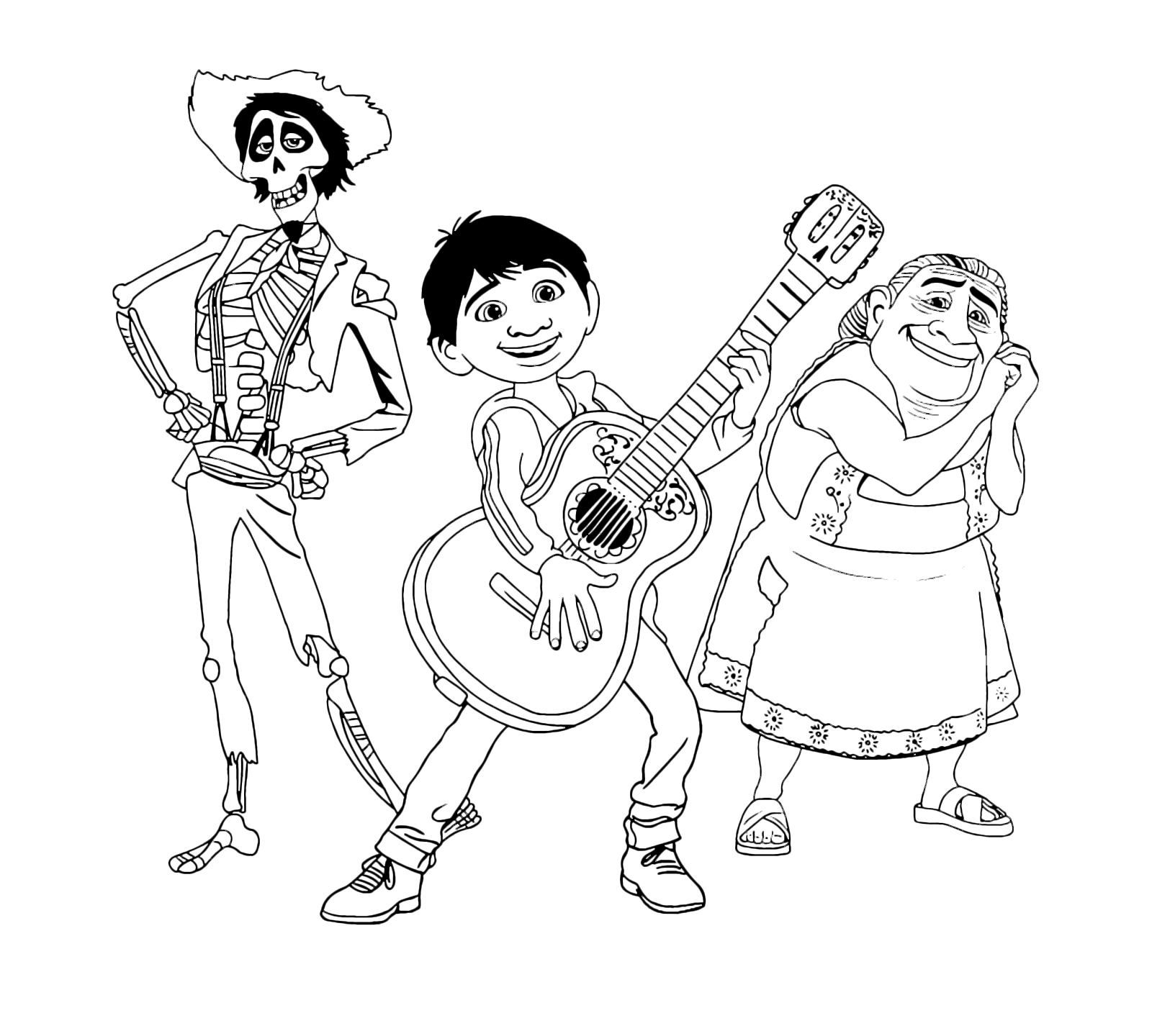 134. coloring page images for 'Coco'. 