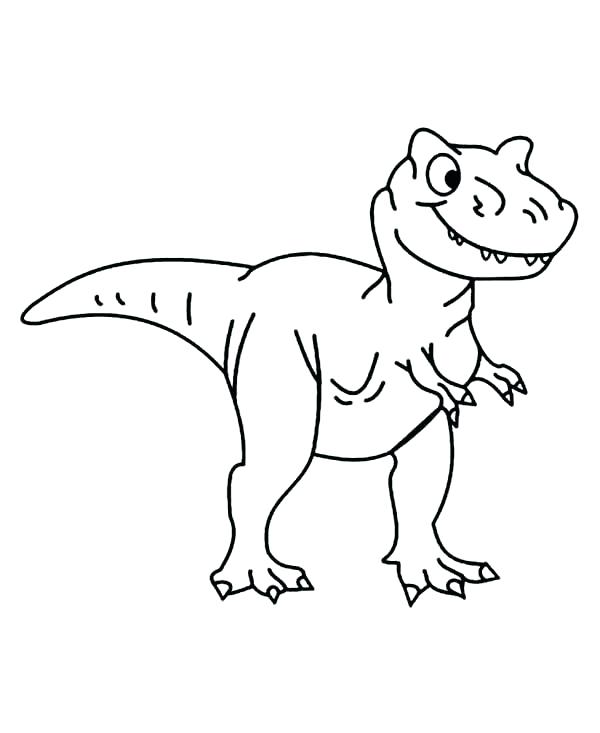 The best free T rex coloring page images. Download from ...