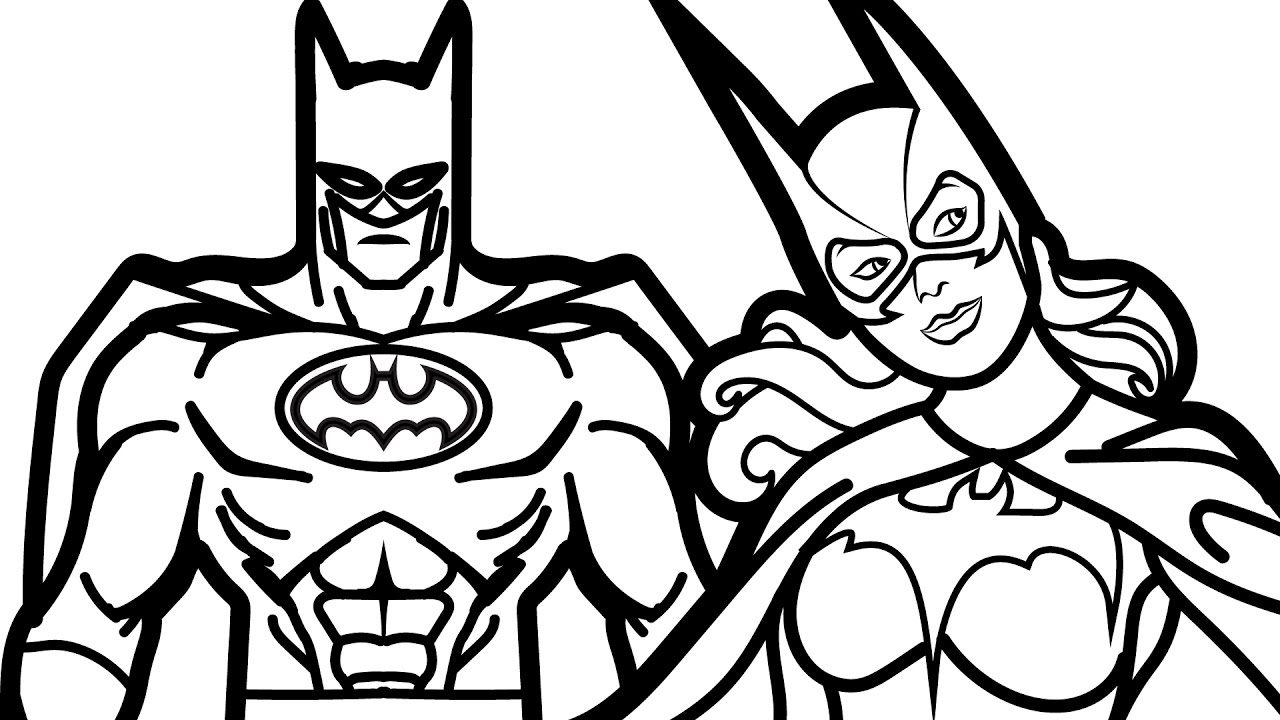 Coloring Pages Batgirl at GetDrawings | Free download
