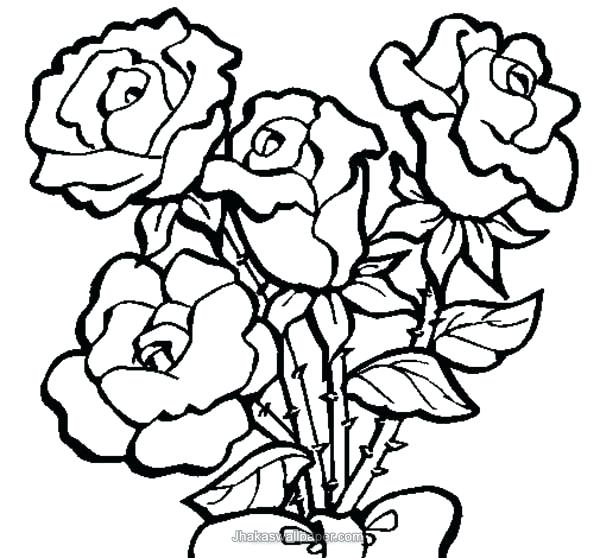 Coloring Pages For Adults Roses At Getdrawings Free Download