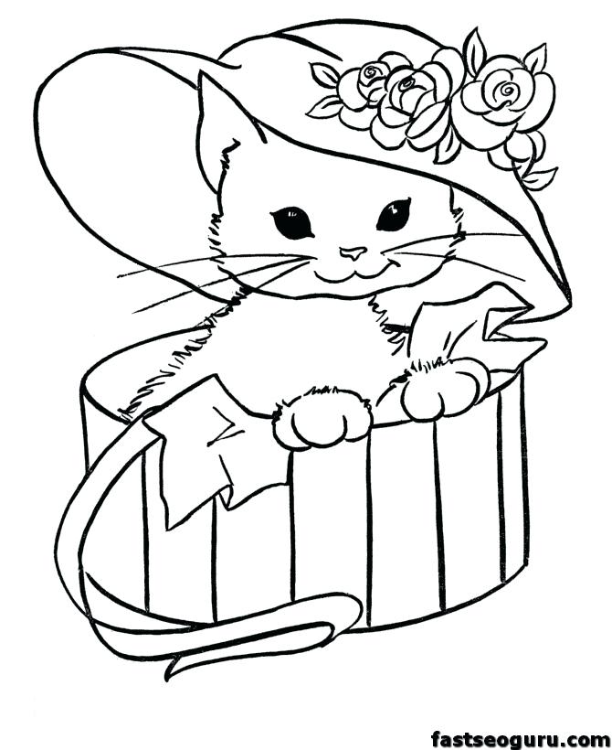 Coloring Pages For Girls Animals at GetDrawings | Free download