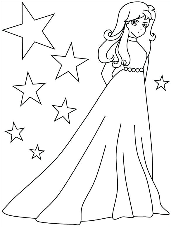 Coloring Pages For Girls Pdf at GetDrawings | Free download