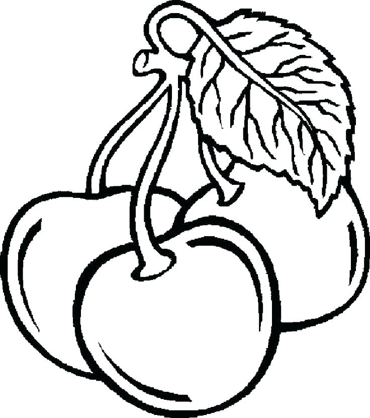 Coloring Pages For Kids Fruits at GetDrawings | Free download