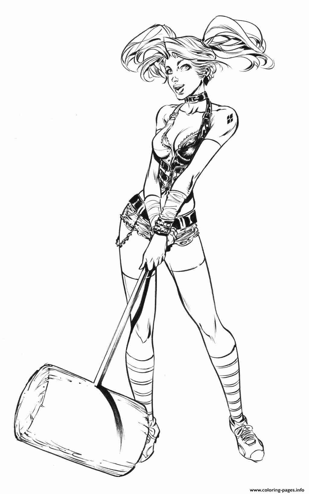 Coloring Pages Harley Quinn at GetDrawings | Free download