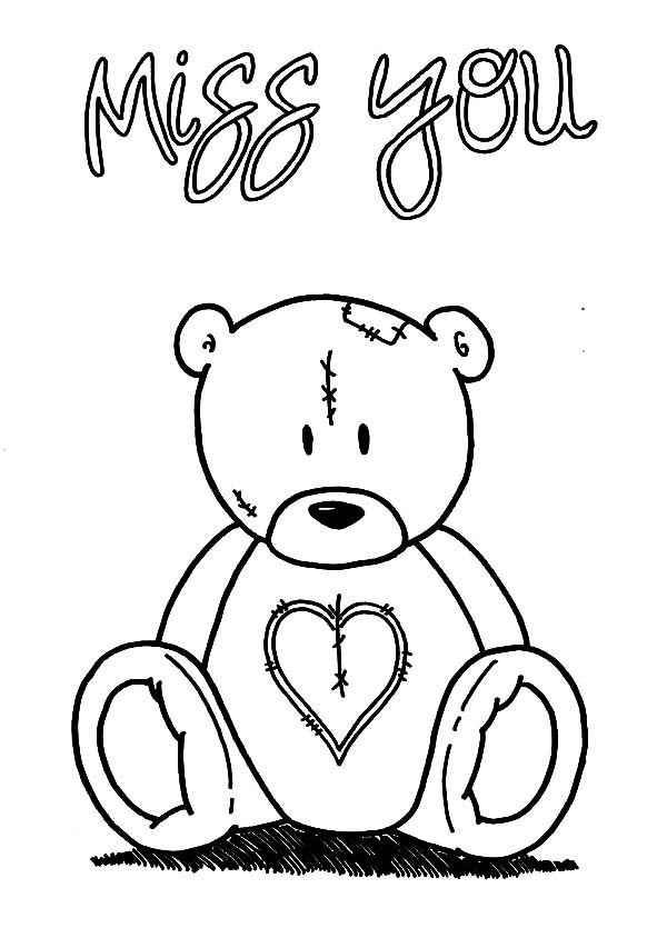 Coloring Pages I Miss You at GetDrawings Free download