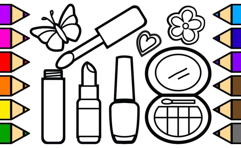 Coloring Pages Makeup at GetDrawings | Free download