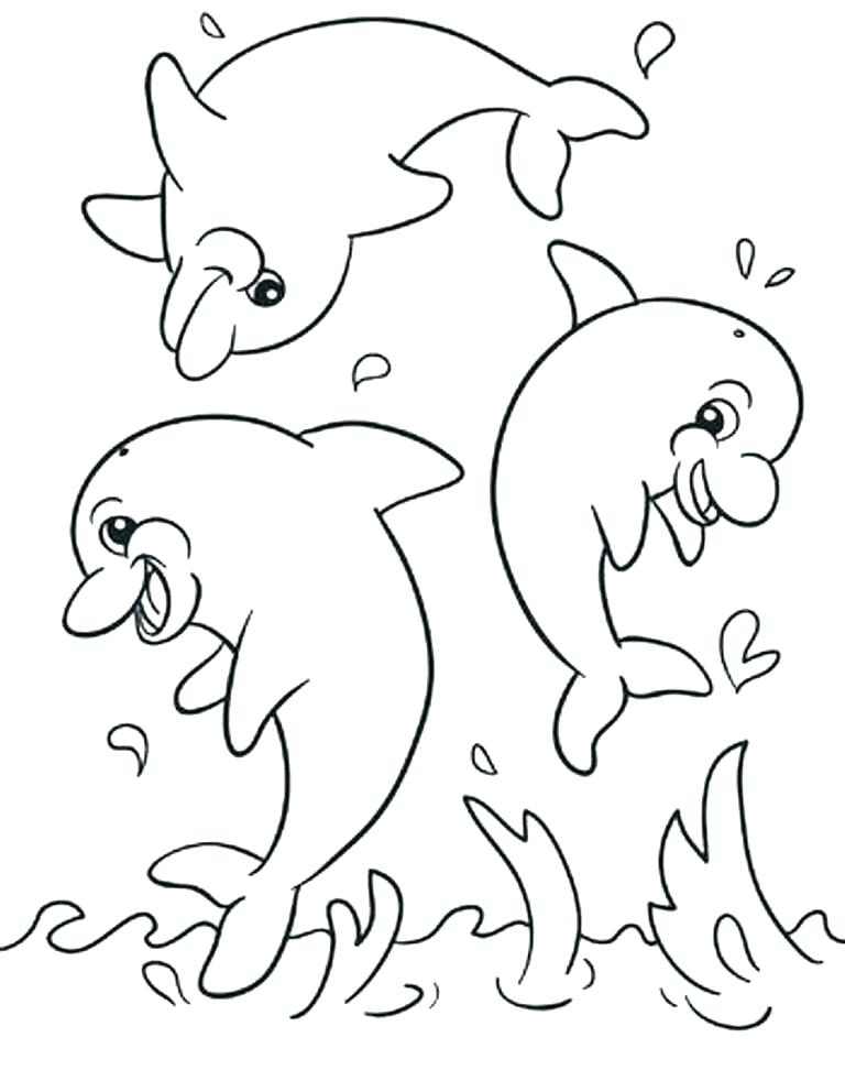 Coloring Pages Of Baby Dolphins at GetDrawings | Free download