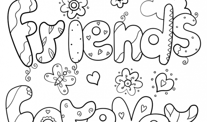 Coloring Pages Of Best Friends Forever at GetDrawings | Free download