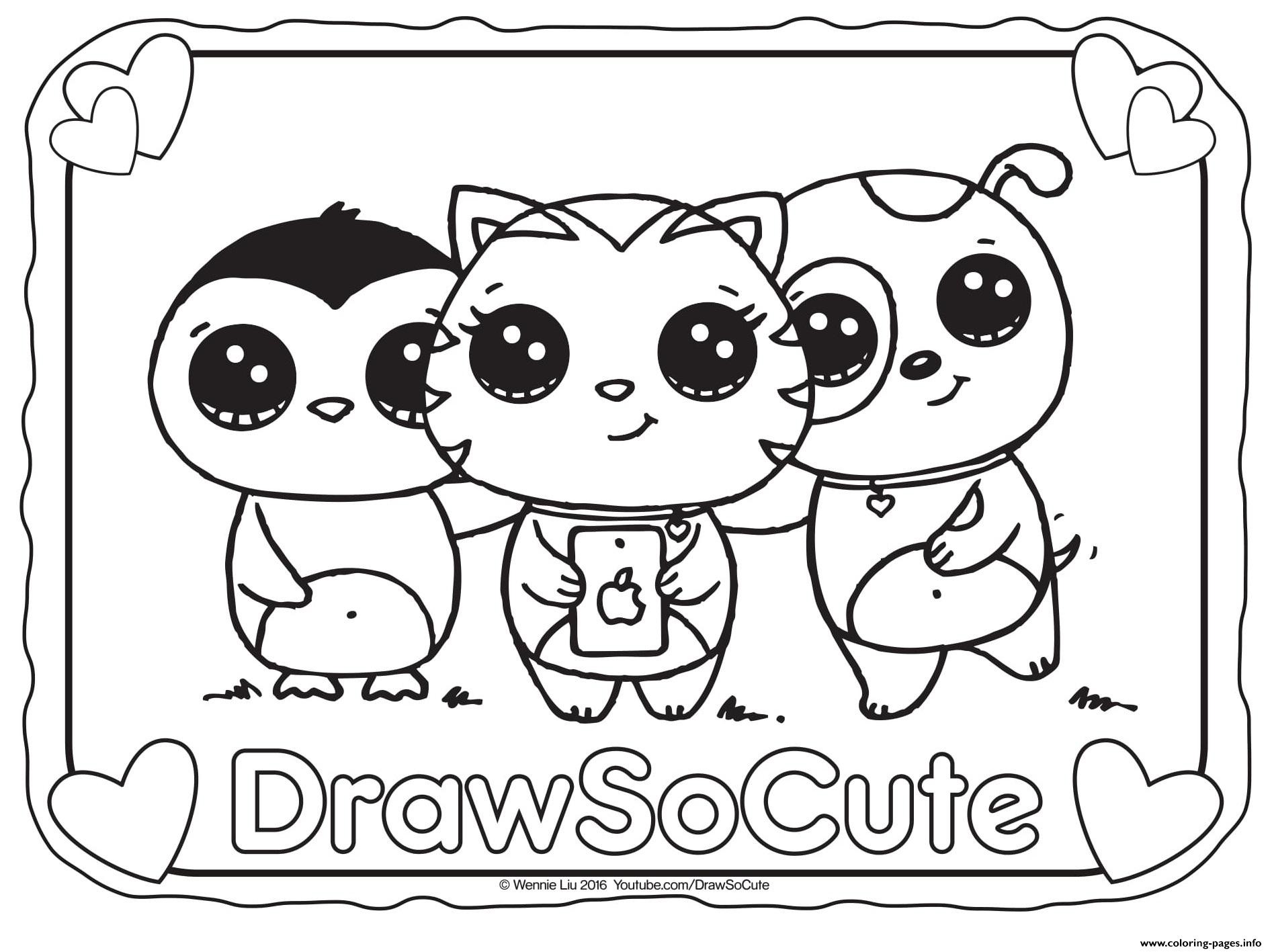 Coloring Pages Of Cute Things at GetDrawings Free download