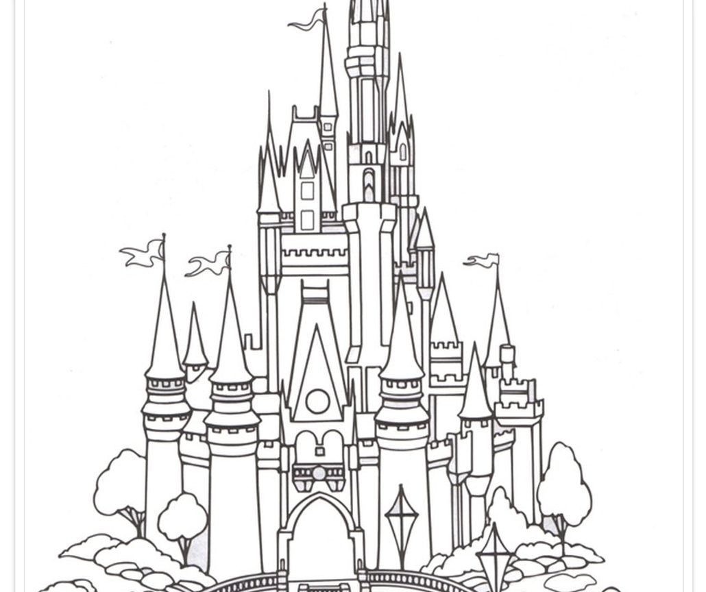Coloring Pages Of Disney Castle at GetDrawings | Free download