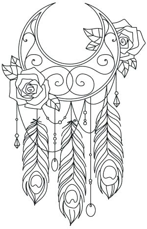 Dream Catcher Printable Coloring Pages For Adults - annuitycontract