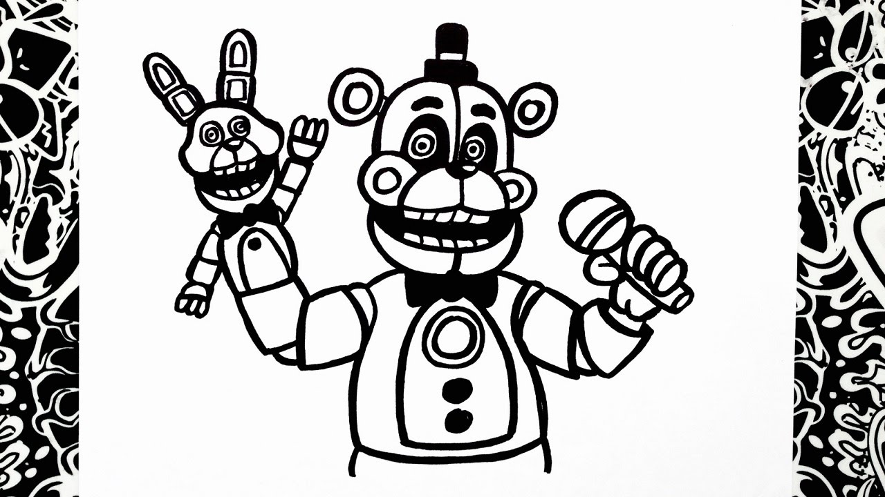 Ballora Coloring Pages Coloring Pages Kids 19