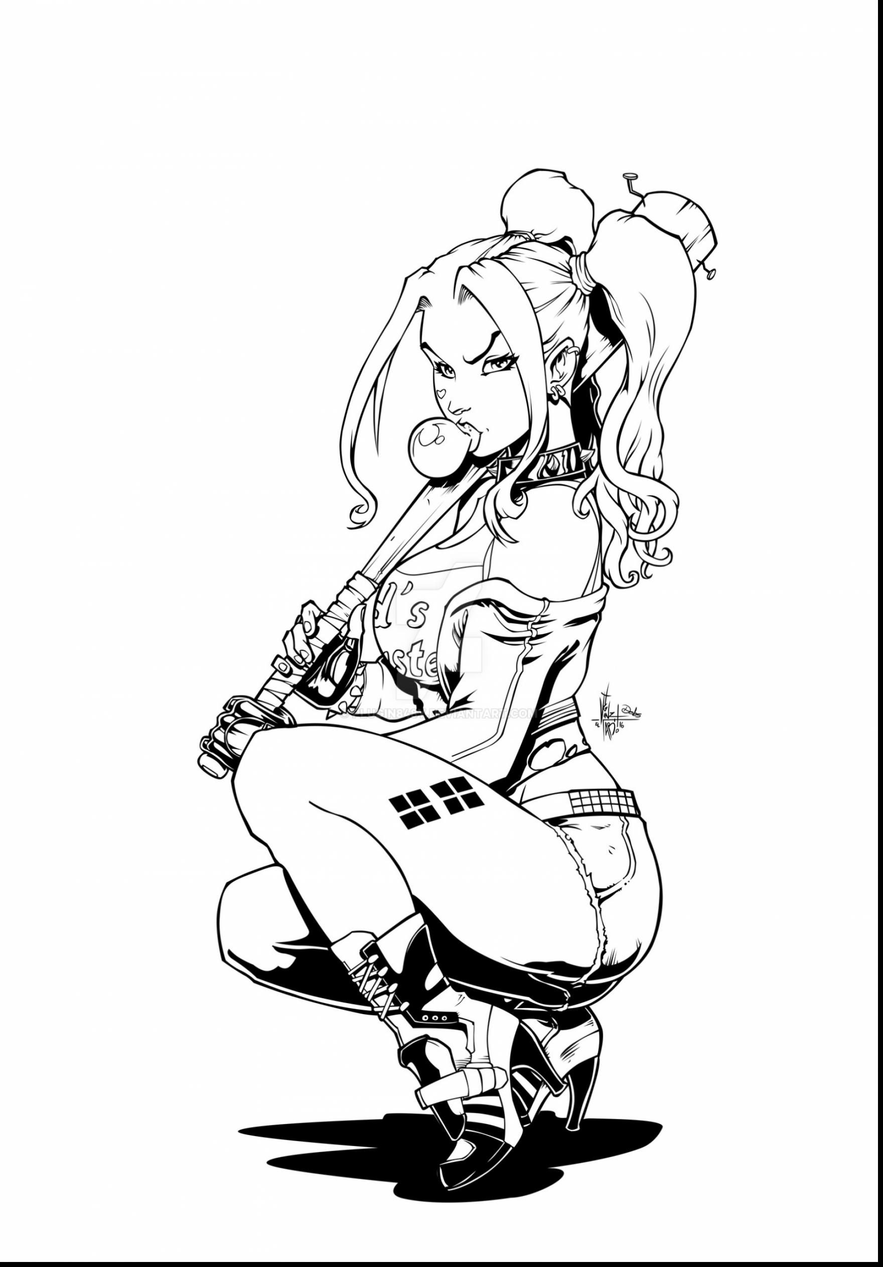Coloring Pages Of Harley Quinn at GetDrawings | Free download