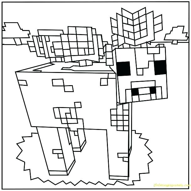 Coloring Pages Of Minecraft Animals at GetDrawings | Free download