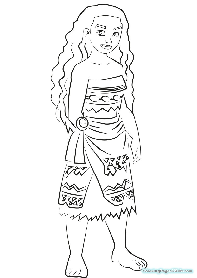 Baby Moana Drawing