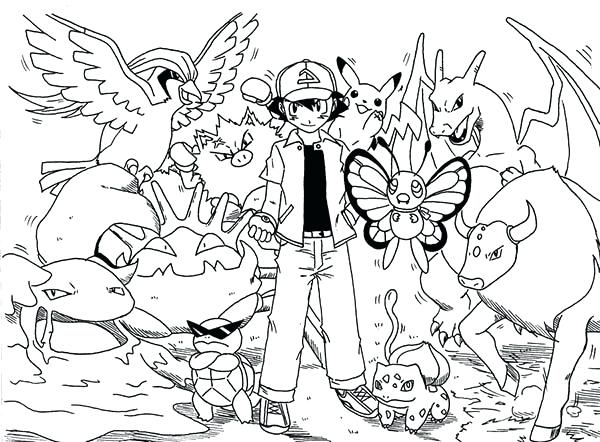 Pokemon x and y coloring pages