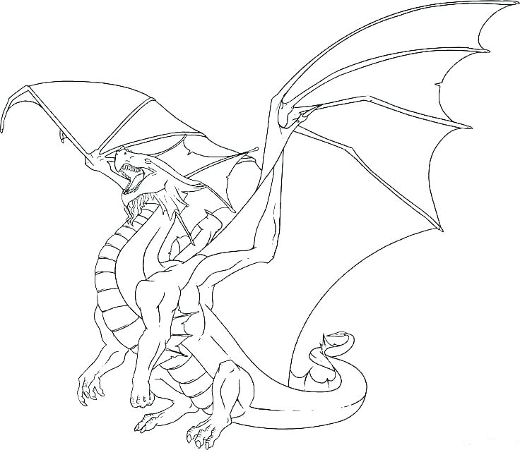 Coloring Pages Of Realistic Dragons at GetDrawings | Free ...