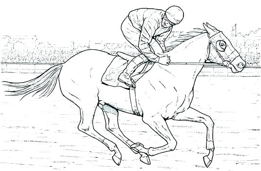 Coloring Pages Of Realistic Horses at GetDrawings | Free ...