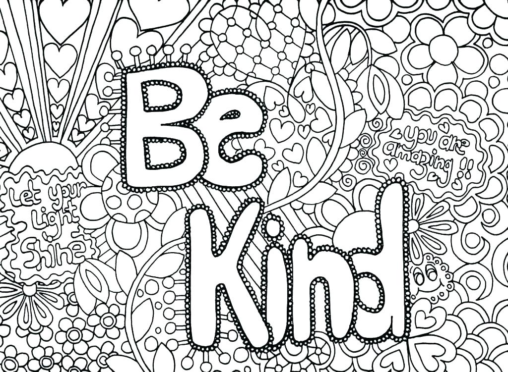 Coloring Pages With Words Printable at GetDrawings | Free download