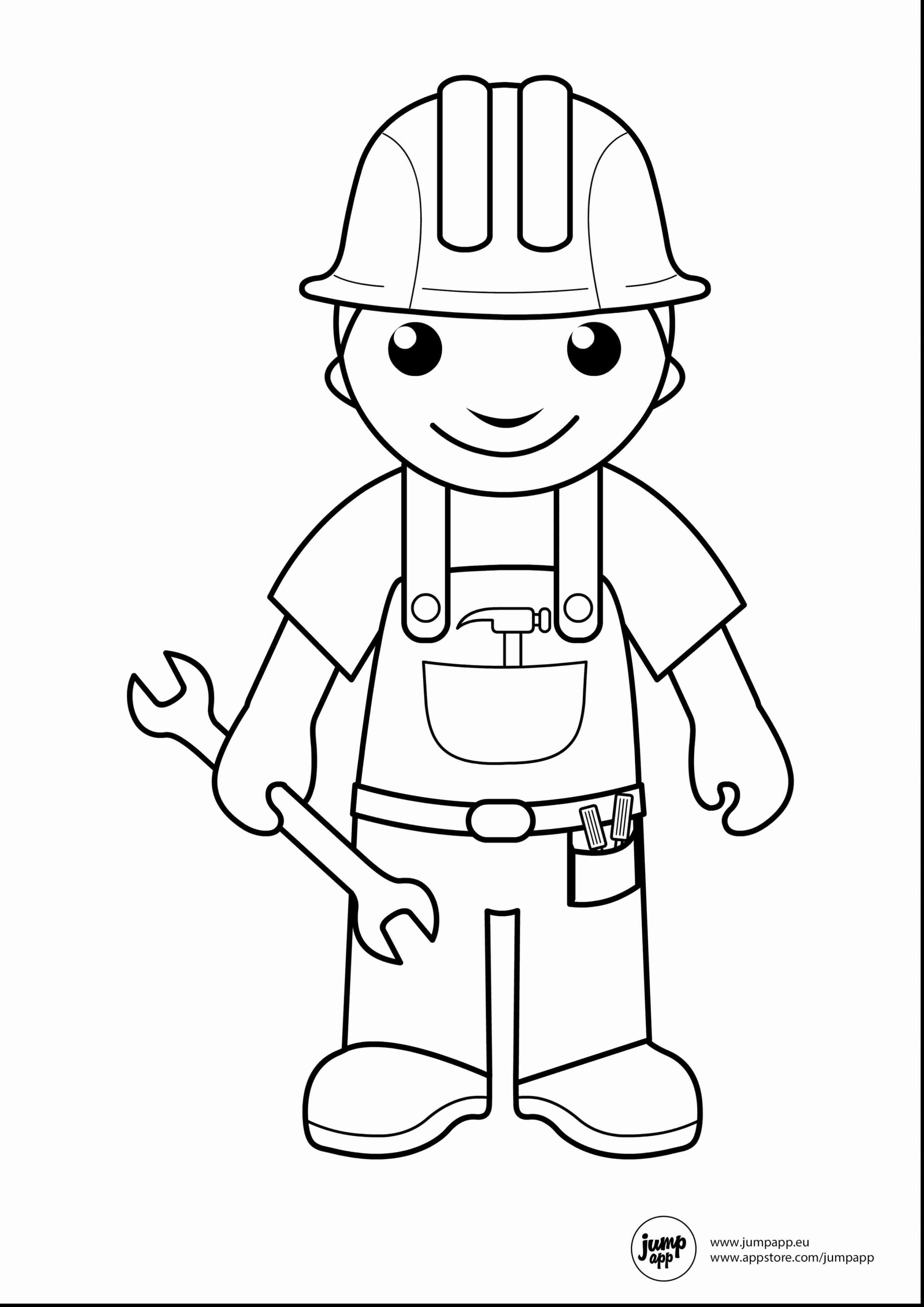 Free Community Helpers Coloring Pages