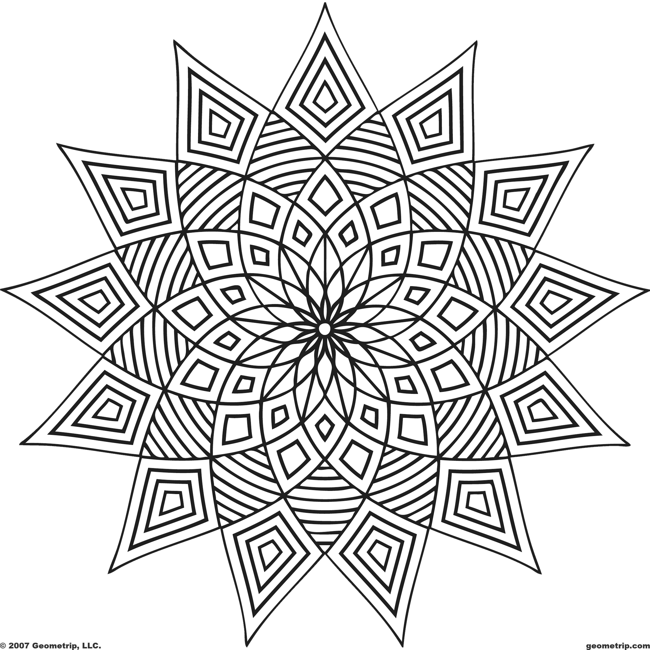 full size abstract coloring pages to print