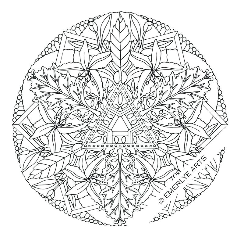 Complex Geometric Coloring Pages at GetDrawings | Free download