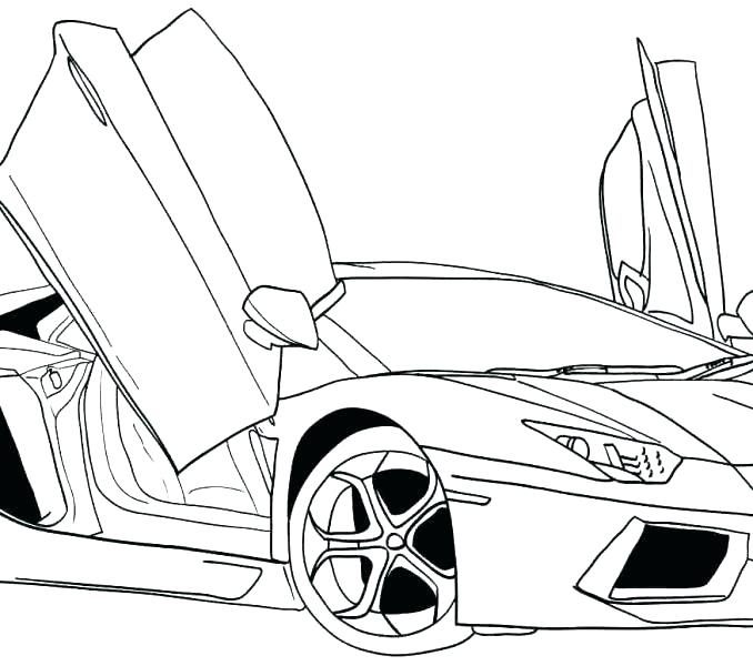 Cool Car Coloring Pages at GetDrawings | Free download