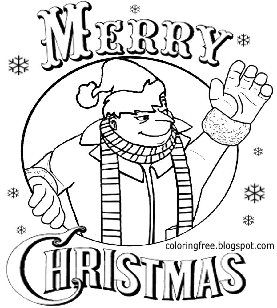 Featured image of post Minion Christmas Coloring Pages Printable