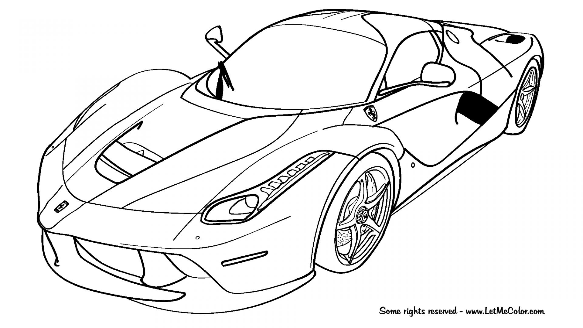 Corvette Coloring Pages At GetDrawings Free Download