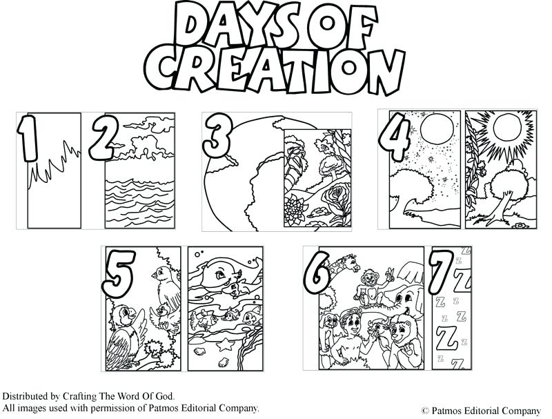 Creation Coloring Pages For Preschoolers At GetDrawings Free Download