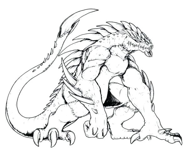 Creepy Monster Coloring Pages at GetDrawings | Free download
