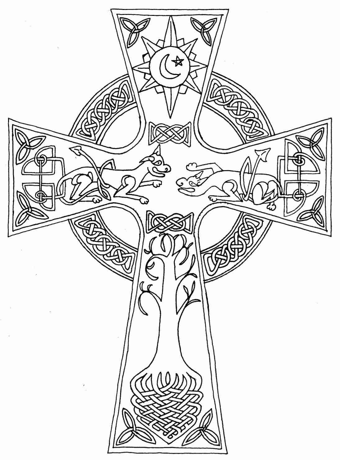 Cross Adult Coloring Pages At GetDrawings Free Download