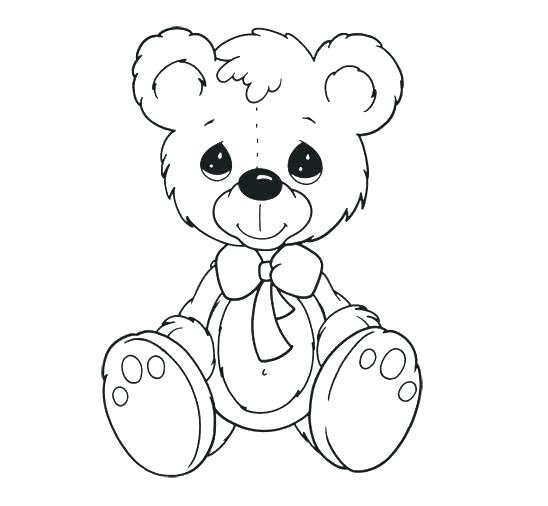 Cute Bear Coloring Pages At Getdrawings | Free Download