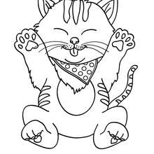 Cute Cat Coloring Pages at GetDrawings | Free download