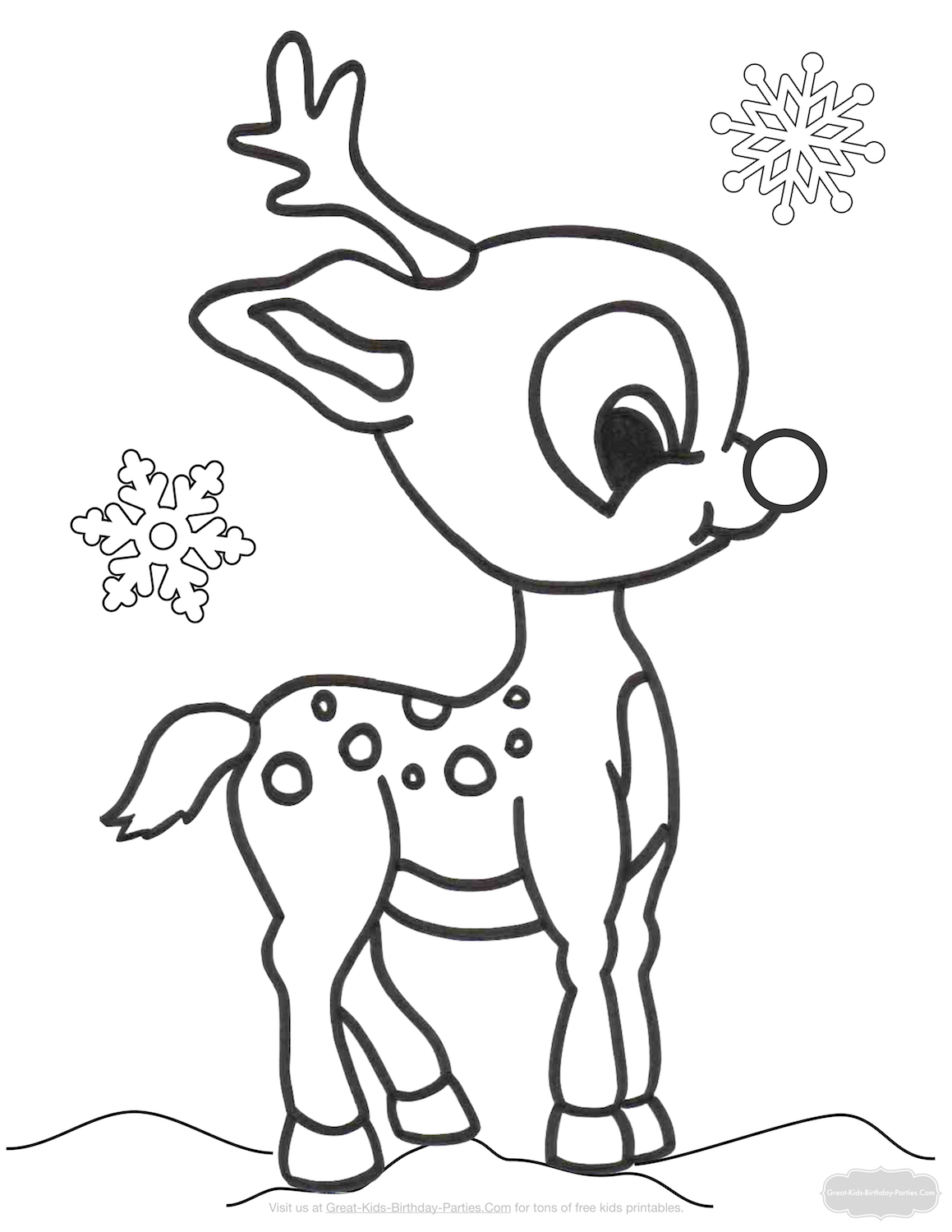 Cute Christmas Coloring Pages at GetDrawings | Free download