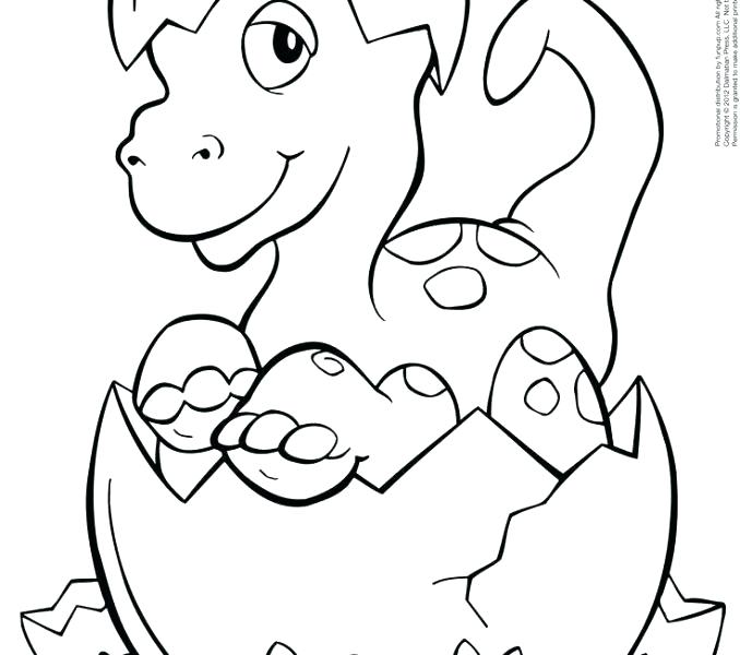 Cute Dinosaur Coloring Pages For Kids At Getdrawings | Free Download
