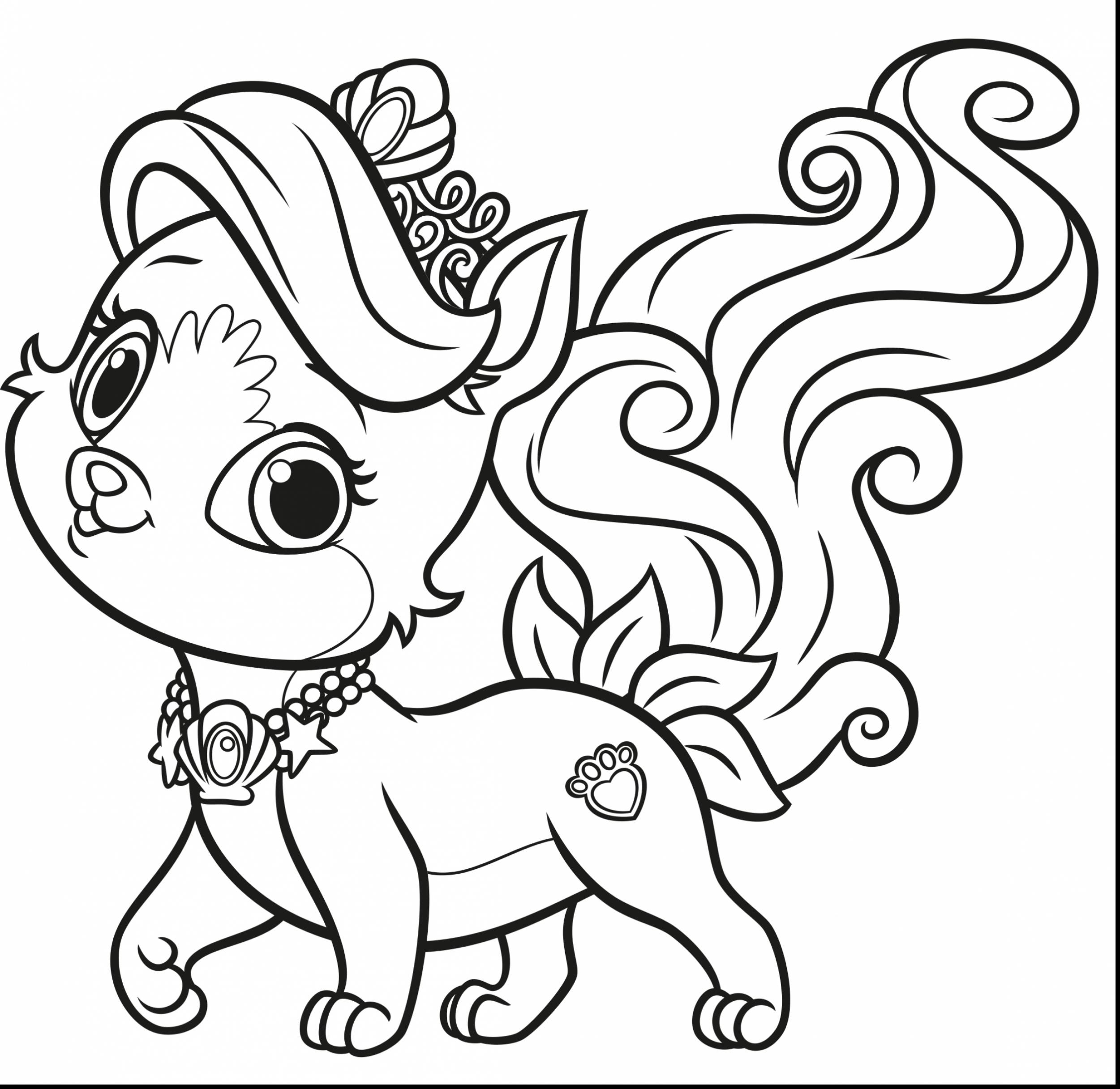 Cute Dog Coloring Pages For Kids at GetDrawings | Free download