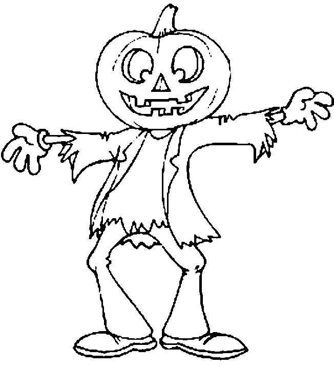 Cute Halloween Coloring Pages For Kids At Getdrawings 