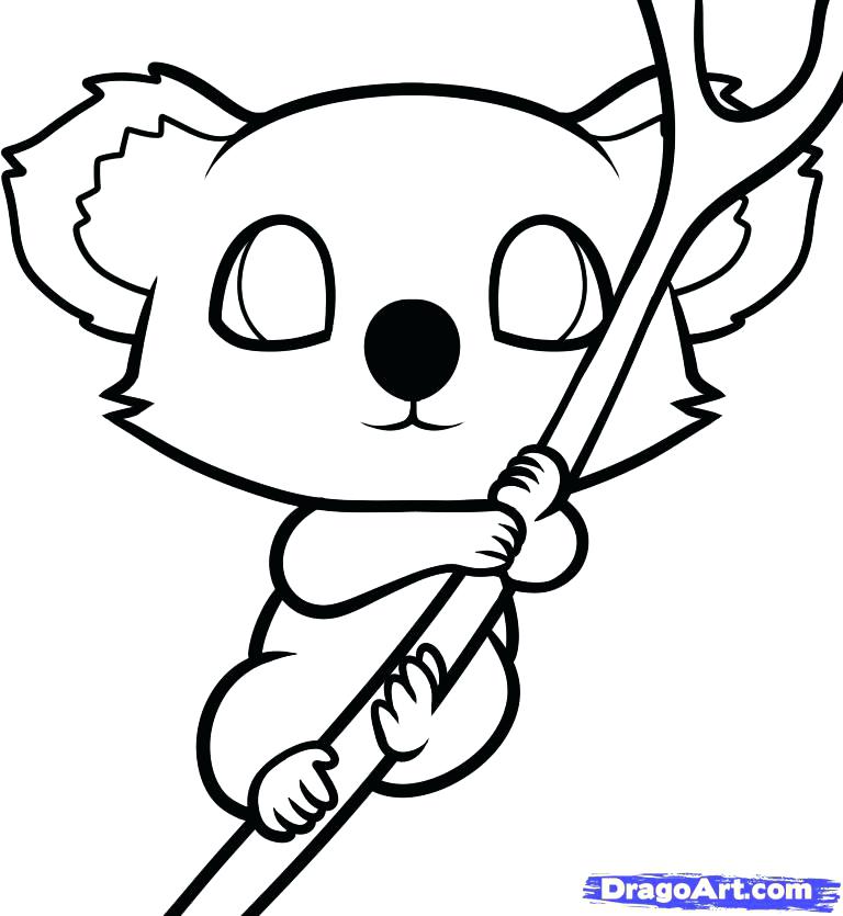 Cute Koala Coloring Pages at GetDrawings Free download