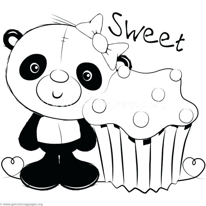 The best free Cute panda coloring page images. Download from 15989 free
